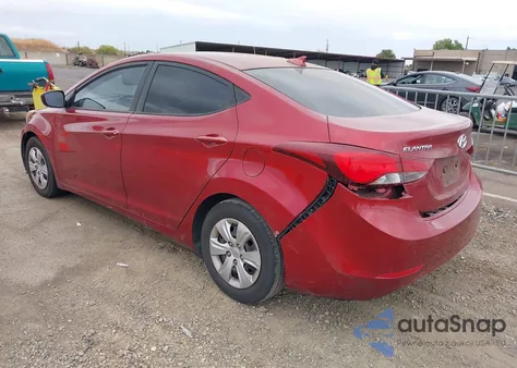 2016 Hyundai Elantra Se from USA, damaged, VIN 5NPDH4AE3GH714519